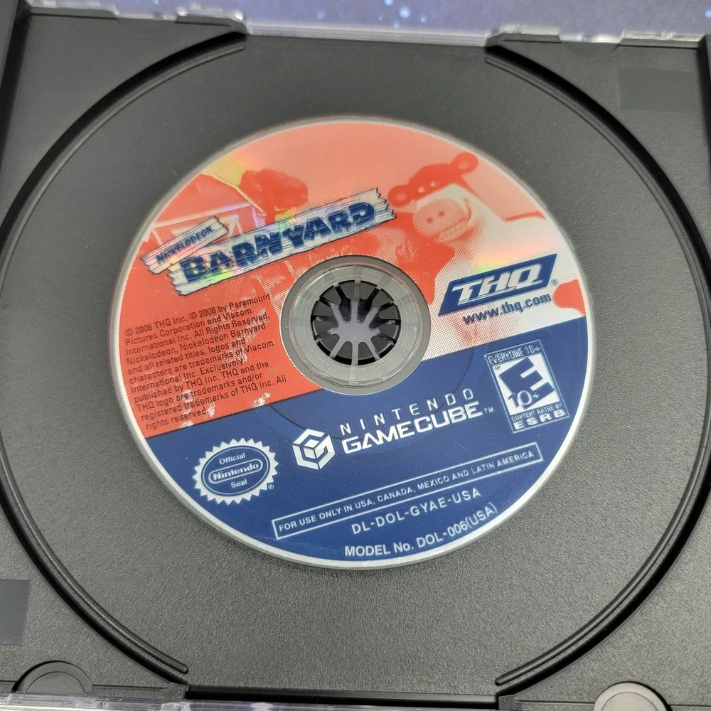 Barnyard Nintendo GameCube Game Disc Only THQ Nickelodeon DOL-006 USA